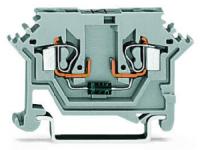 280-613/281-410 Компонентная клемма; 2-проводн.; с диодом 1N4007; анод слева; для DIN-рейки 35 x 15 и 35 x 7,5; 2,5 мм2; CAGE CLAMP