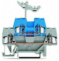 280-533 Двухуровневые клеммы; Проходные / проходные клеммы; для DIN-рейки 35 x 15 и 35 x 7,5; 2,5 мм2; CAGE CLAMP