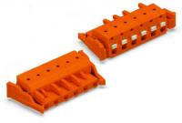 2231-705/037-000 1-проводниковая розетка; нажимная кнопка; Фиксирующий рычаг; 2,5 мм2; Шаг контактов 7,62 мм; 5-пол.