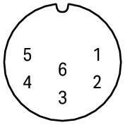 756-9604/060-000 Розетка M23 углового исполнения; конфигурируемые; 6-пол.; технология пайки