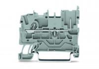 2022-1201 1-проводные / 1-контактные базовые клеммы; для DIN-рейки 35 x 15 и 35 x 7,5; 2,5 мм2; Push-in CAGE CLAMP