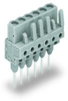 232-133/005-000 Розетка для клемм на рейку; прямые; Шаг контактов 5 мм; 3-пол.