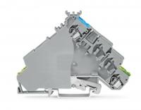 280-578 3-проводные клеммы питания исполнительного устройства; с цветн. отверст. для ввода проводников; 2,5 мм2; CAGE CLAMP