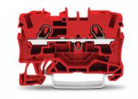 2004-1203 2-проводные проходные клеммы; 4 mm2; подходят для исполнений Ex e II; боковая и центральная маркировка; для DIN-рейки 35 x 15 и 35 x 7,5; Push-in CAGE CLAMP