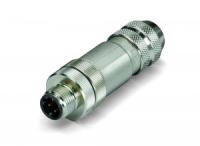 756-9501/060-000 Штекер М12; D-кодирование; прямые; конфигурируемые