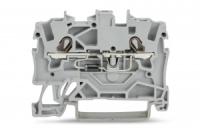 2001-1211/1000-411 Компонентная клемма; 2-проводн.; с диодом 1N4007; анод справа; для DIN-рейки 35 x 15 и 35 x 7,5; 1,5; Push-in CAGE CLAMP