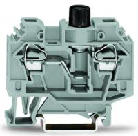 282-122 2-проводные клеммы с предохранителем; для миниатюрных метрических предохранителей 5 х 20 мм; без индикации перегорания предохранителя; для DIN-рейки 35 x 15 и 35 x 7,5; 3; CAGE CLAMP