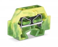 262-327 2-проводные клеммы; без кнопок; без проходной защелкивающейся ножки для крепления; для клеммных колодок с защелкивающимися монтажными ножками; 4 mm2; CAGE CLAMP