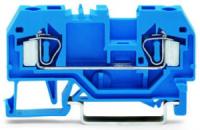 281-904 2-проводные проходные клеммы; 4 mm2; подходят для исполнений Ex i; центральная маркировка; для DIN-рейки 35 x 15 и 35 x 7,5; CAGE CLAMP