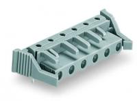 232-832/039-000 Розетка под пайку THT; 0.6 x 1.0 mm solder pin; угловые; Фиксирующий рычаг; Шаг контактов 7,5 мм; 2-пол.