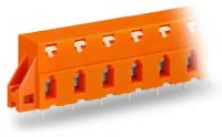 741-627 Клемма на печатную плату; нажимная кнопка; 2,5 мм2; Шаг контактов 10,16 мм; 7-пол.; CAGE CLAMP; зажимное кольцо