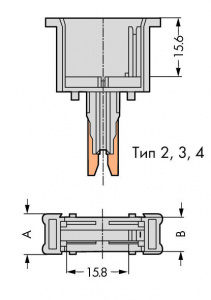 280-802 Пустой корпус вилки