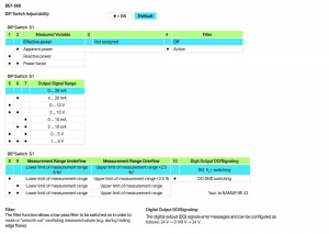 857-569 Блок формирования сигналов мощности; Входной сигнал тока и напряжения; Сигнал тока и напряжения на выходе; Дискретный выход; Настройка при помощи программного обеспечения; Напряжение питания: 24 В пост. тока; Ширина модуля 6 мм