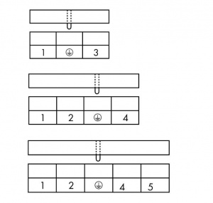 721-263/001-040 Вилка под пайку THR; 1.2 x 1.2 mm solder pin; прямые; 100% защита от неправильного подсоединения; Заземляющий контакт; Шаг контактов 7,5 мм; 3-пол.
