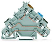 280-580 4-проводные клеммы с датчиком; с цветн. отверст. для ввода проводников; 2,5 мм2; CAGE CLAMP