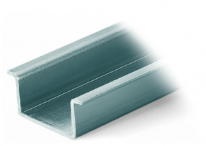 210-506 Стальная несущая рейка; 35 x 15 мм; толщиной 1,5 мм; длиной 2 м; неперфорированная; оцинкованные; аналогично EN 60715