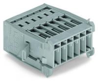 769-603/005-000 1-проводная вилка; Защелкивающийся фланец; 4 mm2; Шаг контактов 5 мм; 3-пол.