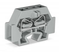 262-321 Компактные 2-проводные концевые клеммы; без кнопок; без проходной защелкивающейся ножки для крепления; для клеммных колодок с защелкивающимися монтажными ножками; 4 mm2; CAGE CLAMP