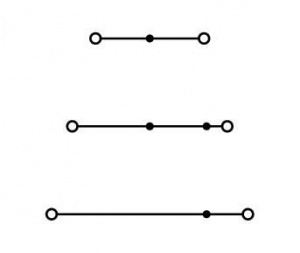 280-551 Трехуровневые клеммы; Проходные / проходные / проходные клеммы; для DIN-рейки 35 x 15 и 35 x 7,5; 2,5 мм2; CAGE CLAMP