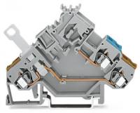 280-566 2-пров. клеммы для исполн. устройств; с цветн. отверст. для ввода проводников; 2,5 мм2; CAGE CLAMP
