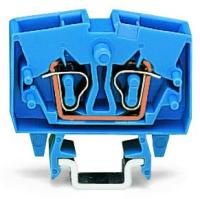 264-704 2-проводные миниатюрные проходные клеммы; 2,5 мм2; с возможностью тестирования; подходят для исполнений Ex i; центральная маркировка; для рейки DIN-15; CAGE CLAMP