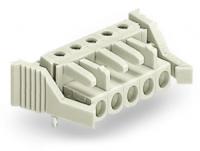 722-238/039-000 Розетка под пайку THT; 0.6 x 1.0 mm solder pin; угловые; 100% защита от неправильного подсоединения; Фиксирующий рычаг; Шаг контактов 5 мм; 8-пол.