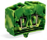 264-347 4-проводные клеммы; без кнопок; с защелкивающейся монтажной ножкой; для толщины пластины 0,6 - 1,2 мм; Крепежное отверстие 3,5 мм 2; 2,5 мм2; CAGE CLAMP