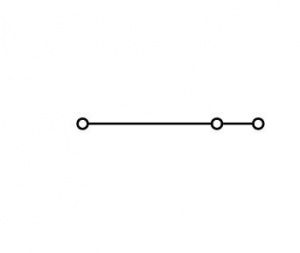 283-671 3-проводные проходные клеммы; 16 мм2; центральная маркировка; для DIN-рейки 35 x 15 и 35 x 7,5; CAGE CLAMP