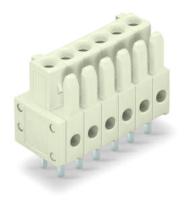 734-474 Розетка под пайку THT; 0.9 x 0.9 mm solder pin; прямые; 100% защита от неправильного подсоединения; Шаг контактов 3,5 мм; 14-пол.