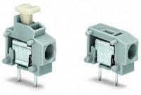 235-401/332-000 Наборная клемма на печатную плату; нажимная кнопка; 1,5; Шаг контактов 5/5,08 мм; 1-пол.; Push-in CAGE CLAMP