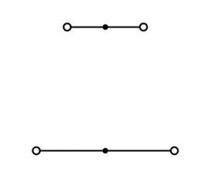 280-523 Двухуровневые клеммы; Проходные / проходные клеммы; для DIN-рейки 35 x 15 и 35 x 7,5; 2,5 мм2; CAGE CLAMP