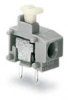 235-753/331-000 Наборная клемма на печатную плату; нажимная кнопка; 1,5; Шаг контактов 7,5/7,62 мм; 1-пол.; Push-in CAGE CLAMP