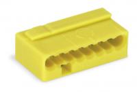 243-508 Соединитель MICRO PUSH WIRE для распределительных коробок; для одножильных проводников; 2 0,8 мм; 8-проводн.; светло-серая крышка; макс. рабочая темп. окр. среды 60 °C