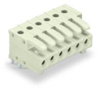 734-535 Розетка под пайку THT; 0.9 x 0.9 mm solder pin; угловые; 100% защита от неправильного подсоединения; Шаг контактов 3,5 мм; 5-пол.