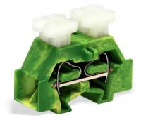 261-357/342-000 Компактные 4-проводные концевые клеммы; с обеих сторон с нажимными кнопками; без проходной защелкивающейся ножки для крепления; для клеммных колодок с защелкивающимися монтажными ножками; 2,5 мм2; CAGE CLAMP