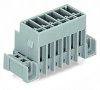 769-635/003-000 Вилка THT; 1.0 x 1.0 mm solder pin; прямые; зажимное кольцо; Шаг контактов 5 мм; 5-пол.