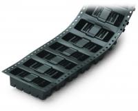 733-372/105-604/997-406 Вилка под пайку THR; 0.8 x 0.8 mm solder pin; угловые; 100% защита от неправильного подсоединения; упаковка в ленте на бобине; Шаг контактов 2,5 мм; 12-пол.