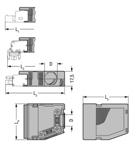 232-606 Корпус разгрузки натяжения