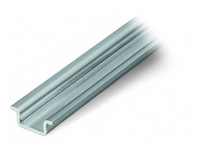 210-295 Стальная несущая рейка; 15 x 5,5 мм; толщиной 1 мм; длиной 2 м; неперфорированная; в соответствии с EN 60715