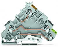 280-585 2-пров. клеммы для исполн. устройств; с цветн. отверст. для ввода проводников; 2,5 мм2; CAGE CLAMP