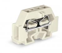 262-130 2-проводные клеммы; подходят для исполнений Ex e II; без кнопок; с крепежным фланцем; для винтового или аналогичных типов крепления; Крепежное отверстие 3,2 мм 2; 4 mm2; CAGE CLAMP