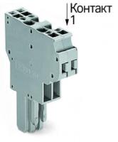 769-124 2-проводная розетка; 4 mm2; 4-пол.