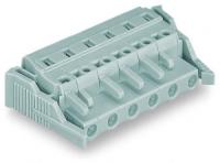 231-211/037-000 1-проводниковая розетка; Фиксирующий рычаг; 2,5 мм2; Шаг контактов 7,5 мм; 11-пол.