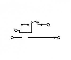 2002-2972 Двухуровневые клеммы с размыкателем; с поворотным ножевым размыкателем; тот же профиль, что и у двухуровневых клемм с двойным размыкателем; N/L; для DIN-рейки 35 x 15 и 35 x 7,5; 2,5 мм2; Push-in CAGE CLAMP