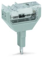 2002-880/1000-411 Корпус вилки; 2-пол.; с диодом 1N4007; шириной 10,4 мм; Макс. рабочая температура 85°C