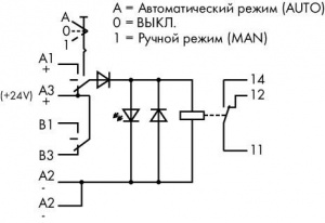 789-329 Релейный модуль; Номинальное входное напряжение: 24 В пост.тока; 1 перекл. контакт; Предельный длительный ток: 12 А; для ламповых нагрузок; Ручное/Выкл/автоматическое выключение; Красный индикатор состояния; Ширина модуля: 18 мм