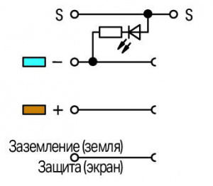 270-570/281-434 4-проводные клеммы с датчиком; красный светодиод; для датчиков PNP-переключения (положительного); 2,5 мм2; CAGE CLAMP