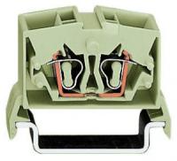 264-225 4-проводные миниатюрные проходные клеммы; 2,5 мм2; с возможностью тестирования; подходят для исполнений Ex e II; центральная маркировка; для DIN-рейки 35 x 15 и 35 x 7,5; CAGE CLAMP