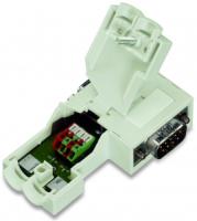 750-972 Разъем полевой шины PROFIBUS; с розеткой и вилкой D-Sub; 9-пол.