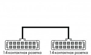 706-753/300-300 Соединительный кабель; 14-пол.; Съемный соединитель согл. DIN 41651; 14-пол.; Съемный соединитель согл. DIN 41651; Длина: 3 м; Поперечное сечение проводника 0,14 мм2